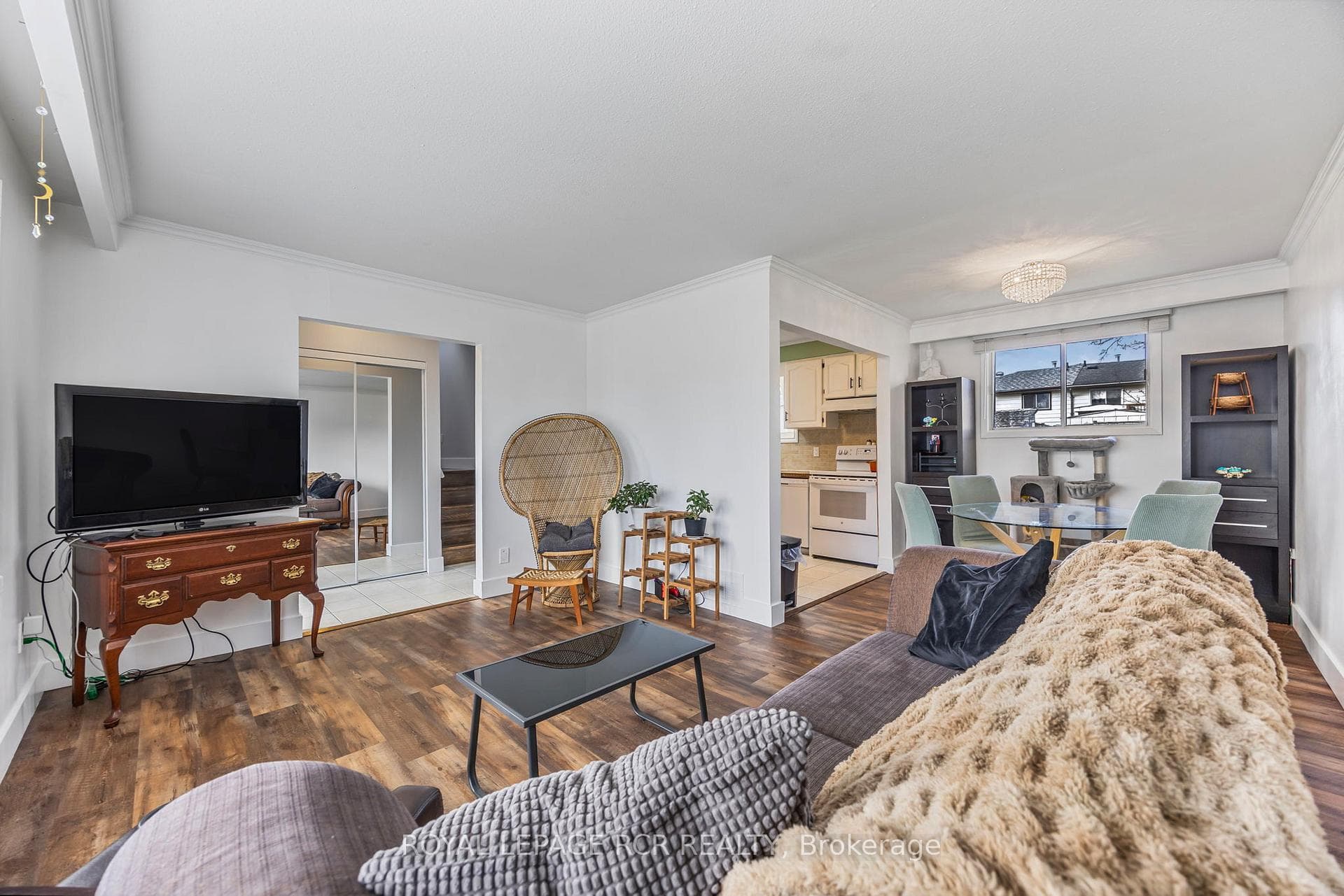 Living Room into Dining area