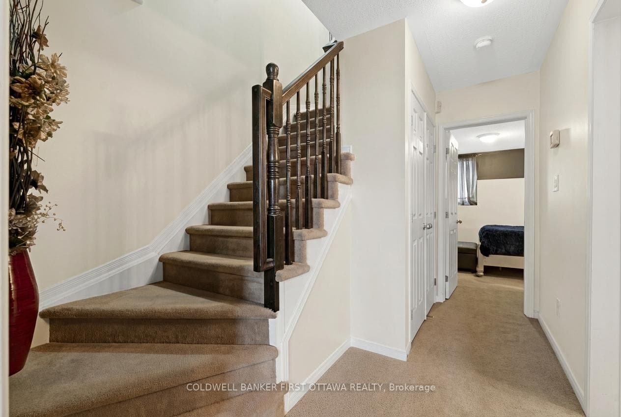 Stairs to lower level. All new carpet
