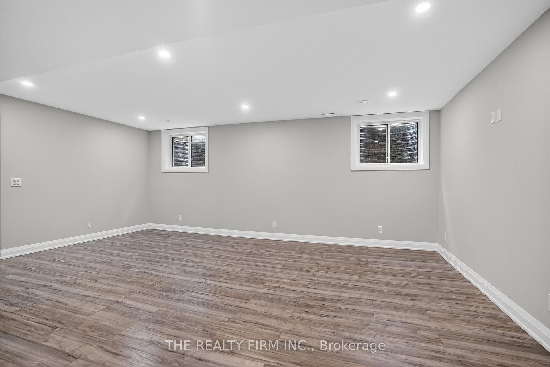 Recreation area or family room.