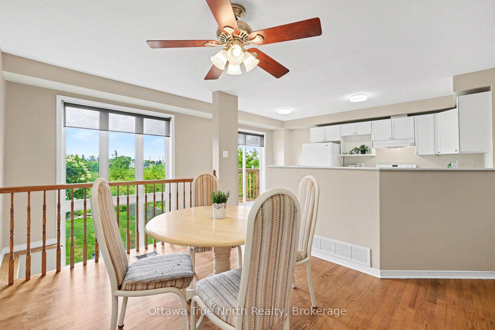 Eating area looking out to yard