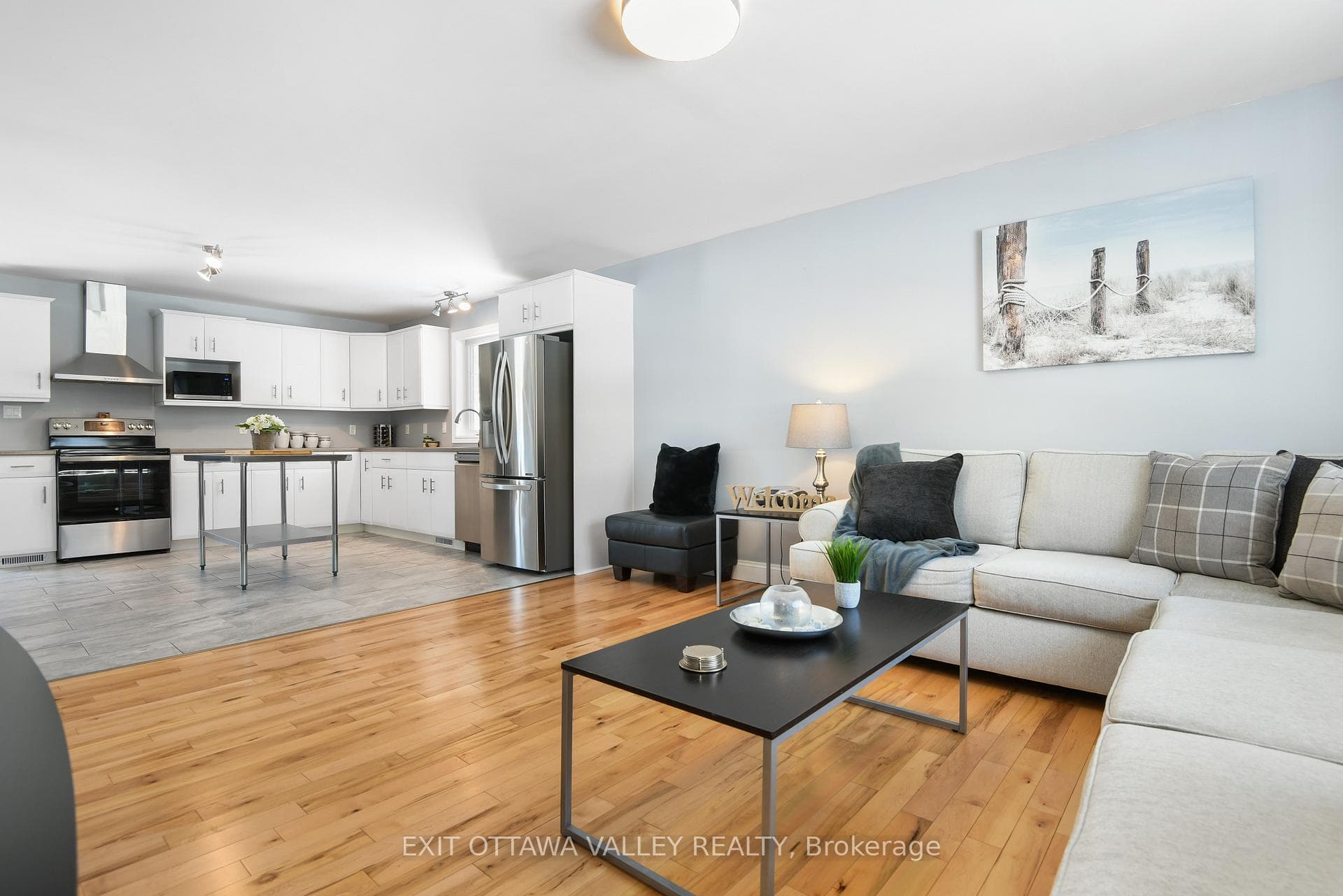 enjoy open concept living
