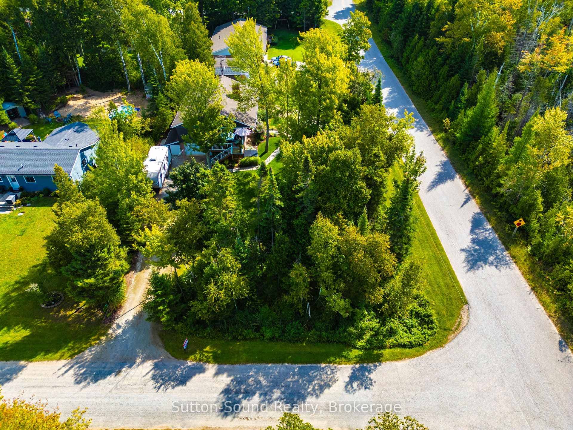 Corner lot with double driveways