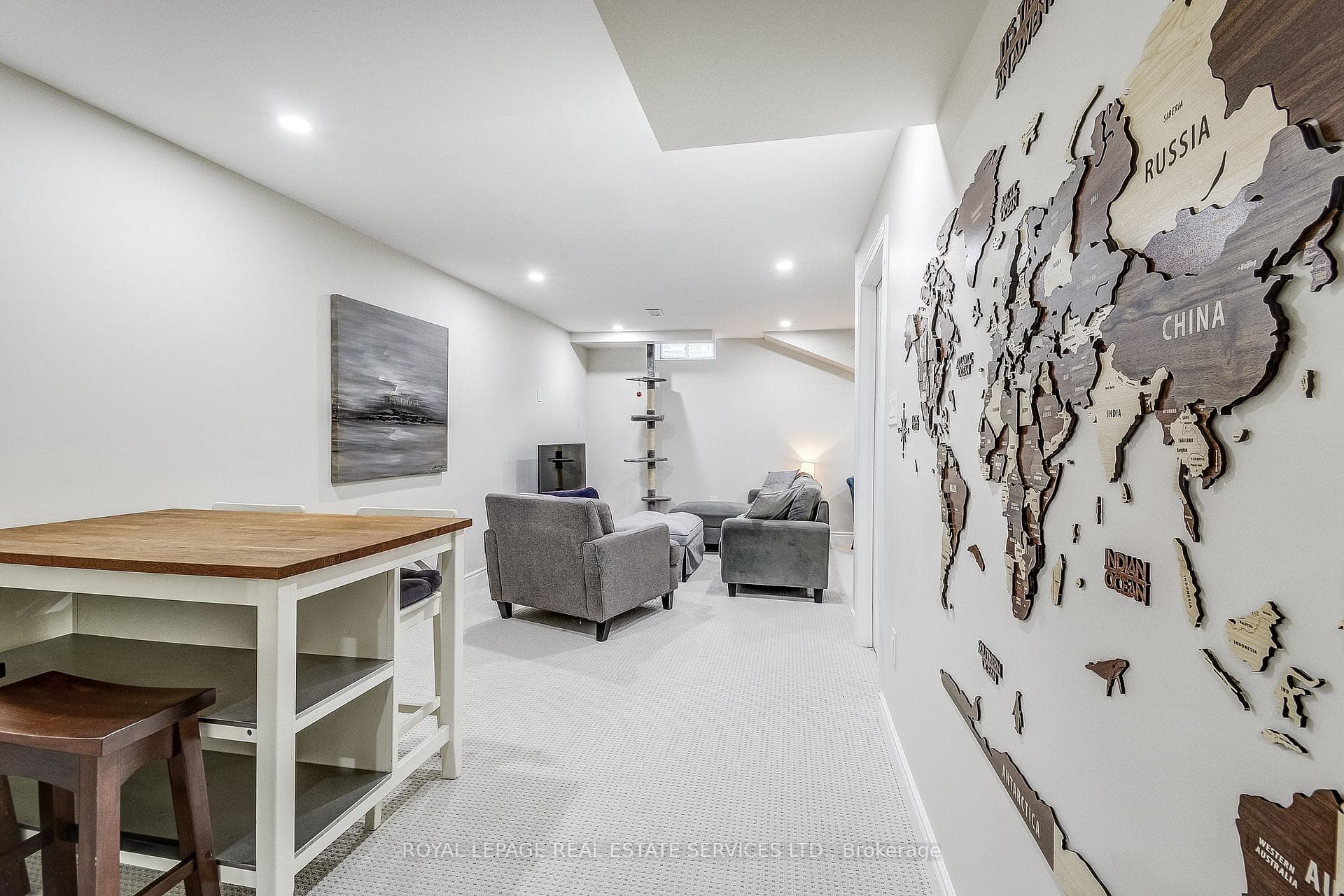 Newly finished basement in 2024