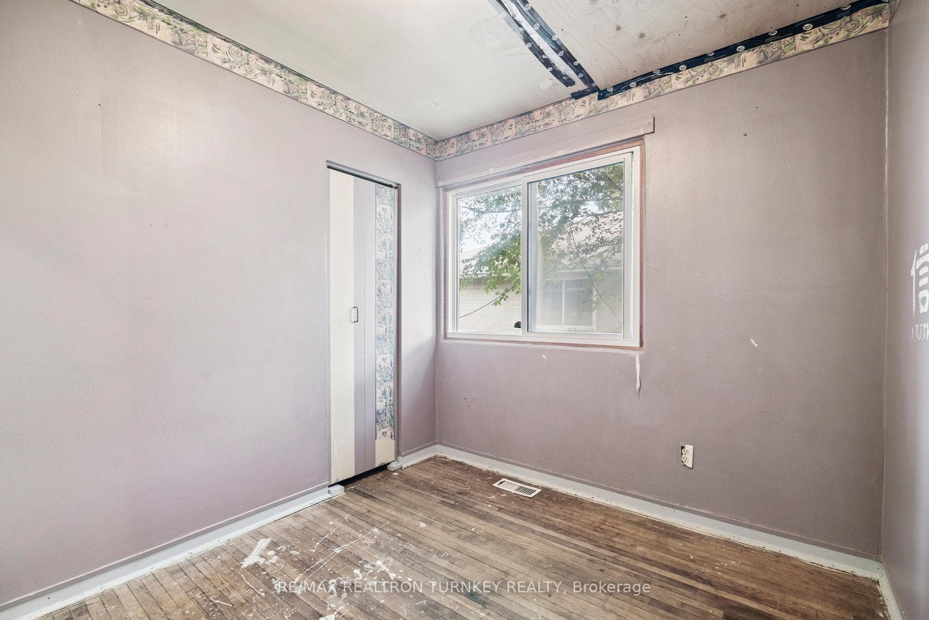 Includes a closet and large window