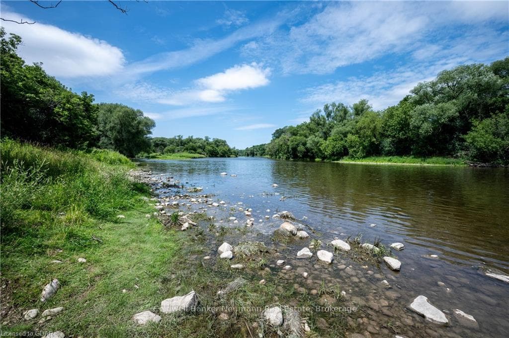 Grand River Trail in the summer time
