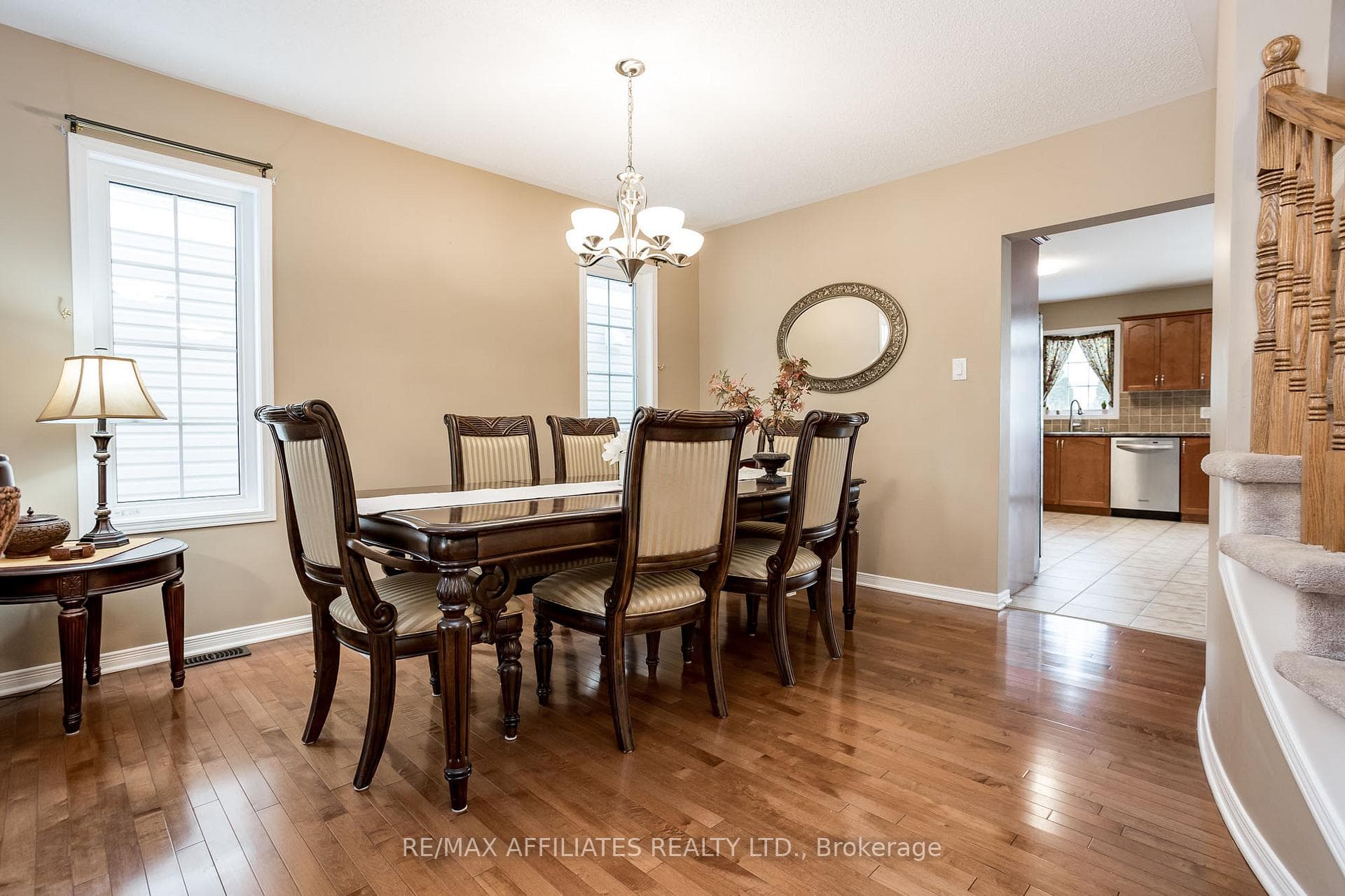 Dining Room w/Gleaming Hardwood Floors