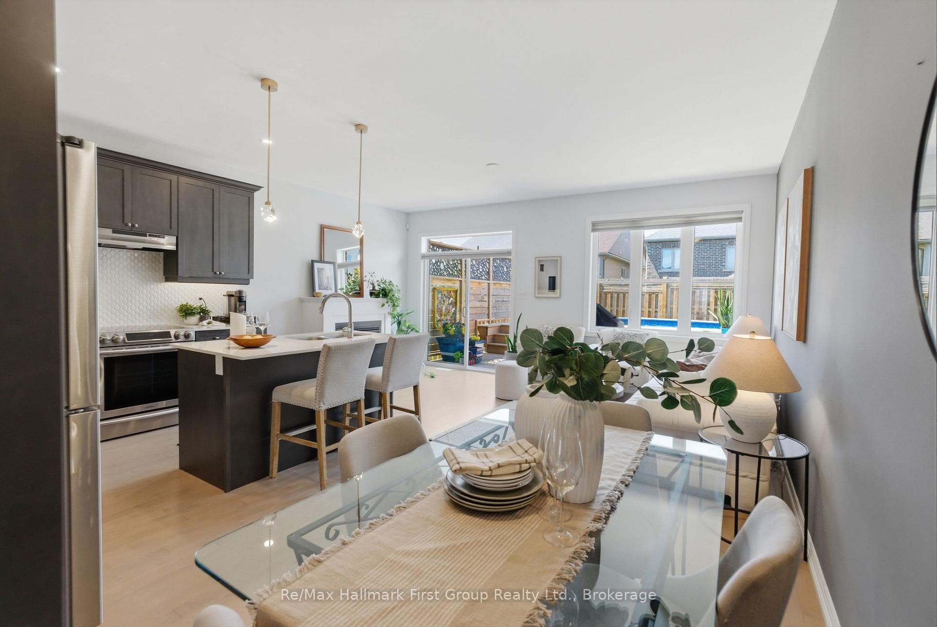 South Facing Living/Dining/Kitchen