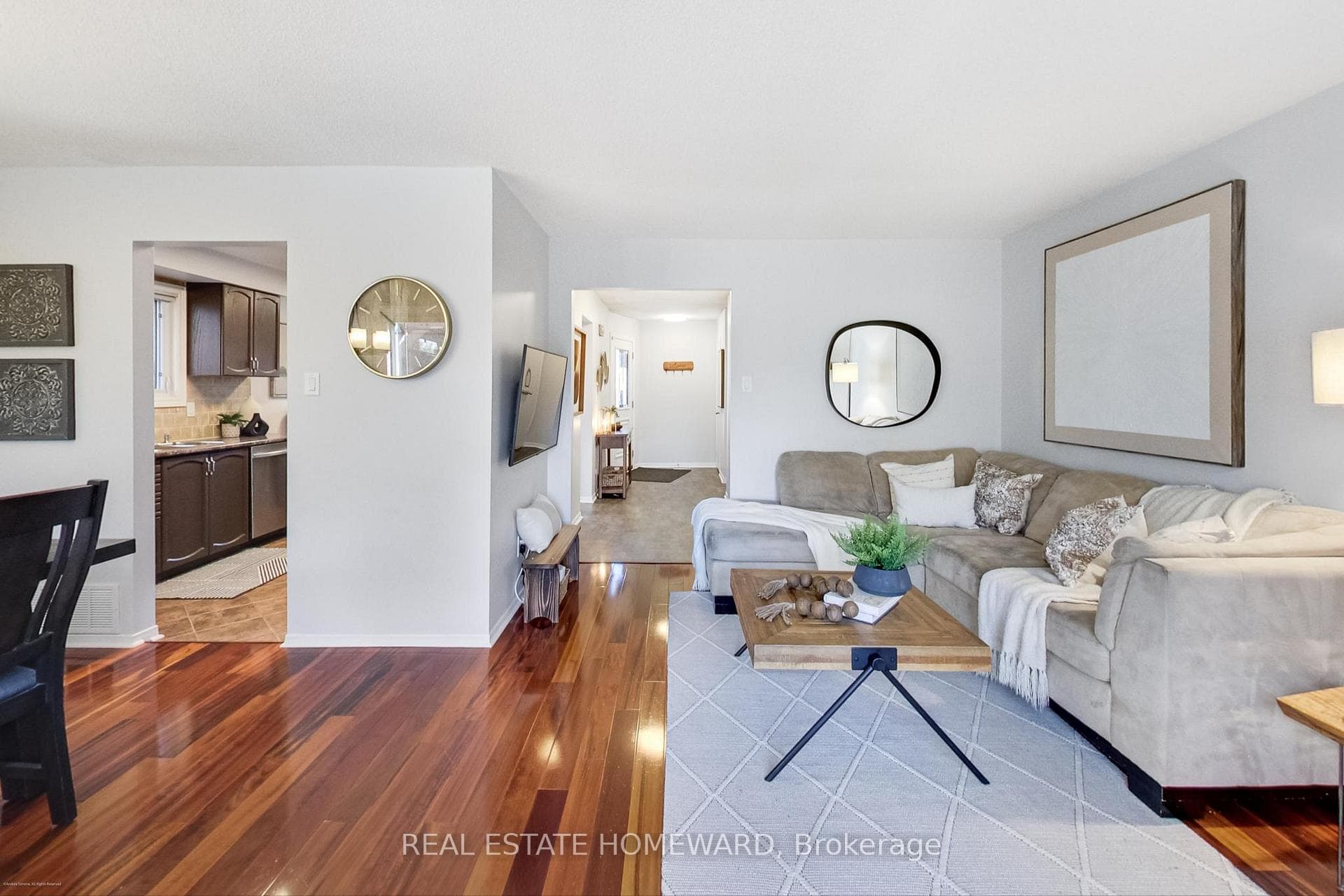 Gleaming tiger hardwood floors
