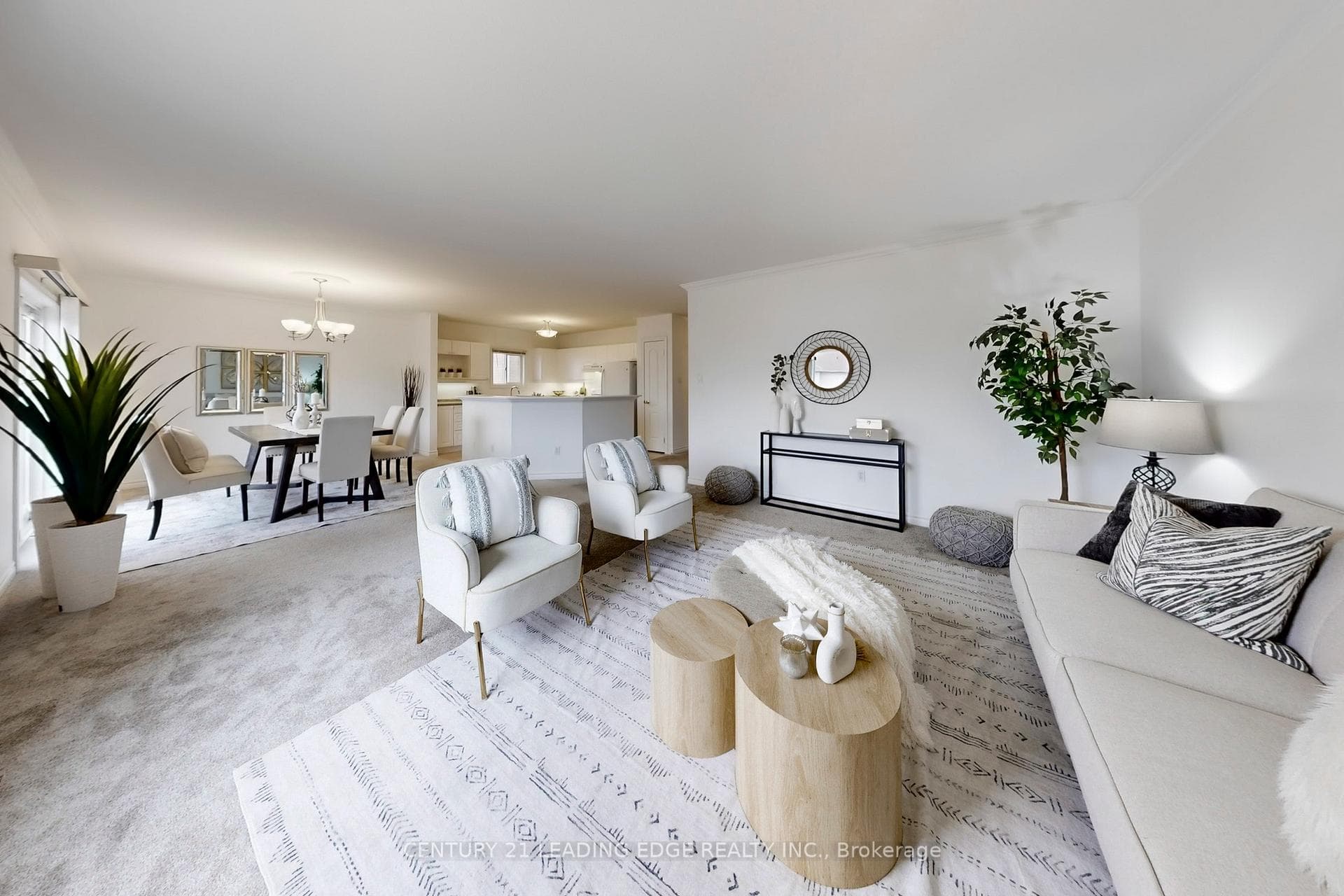 Open Concept Living/Dining For Easy Entertaining