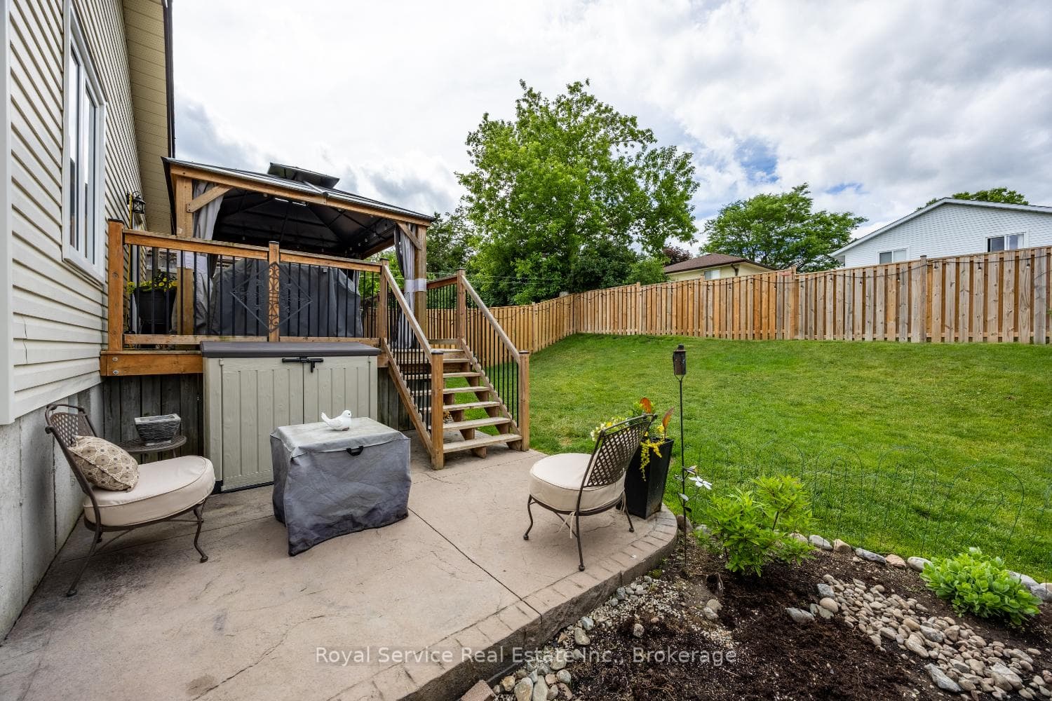 Great area for a hot tub!!!