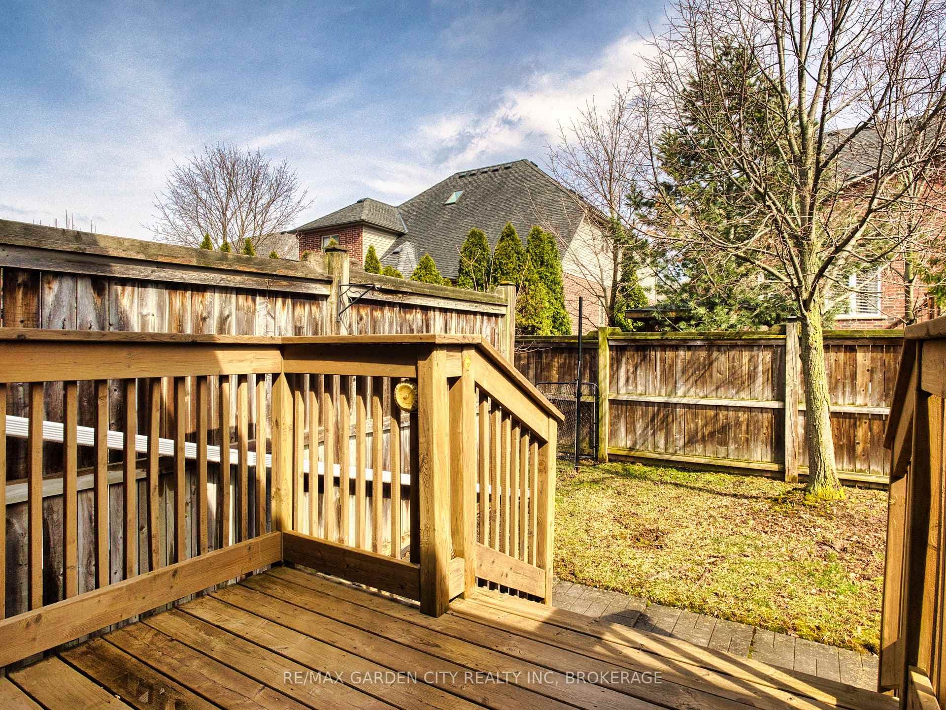 Backyard deck