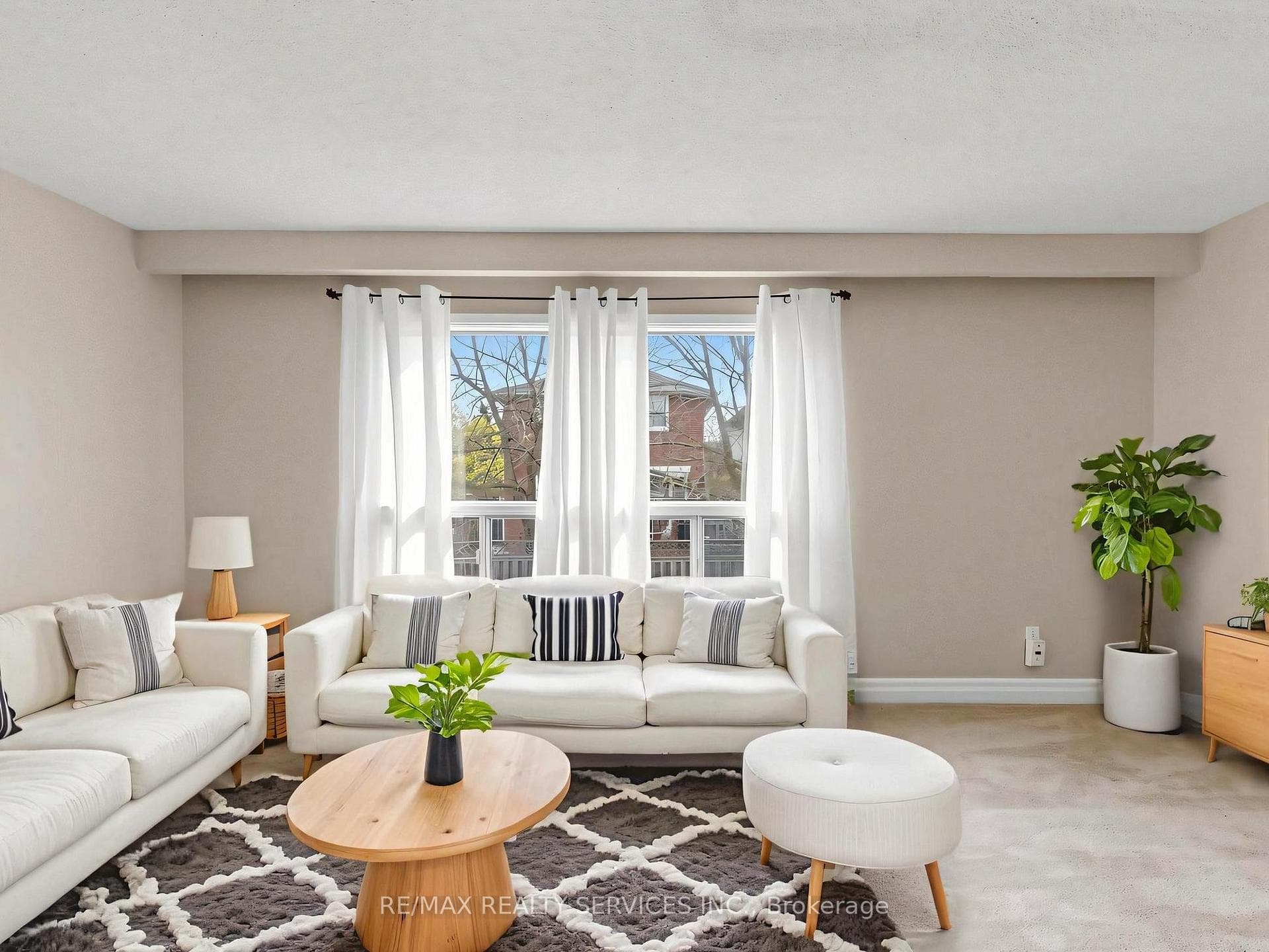 Virtually Staged-Living Room