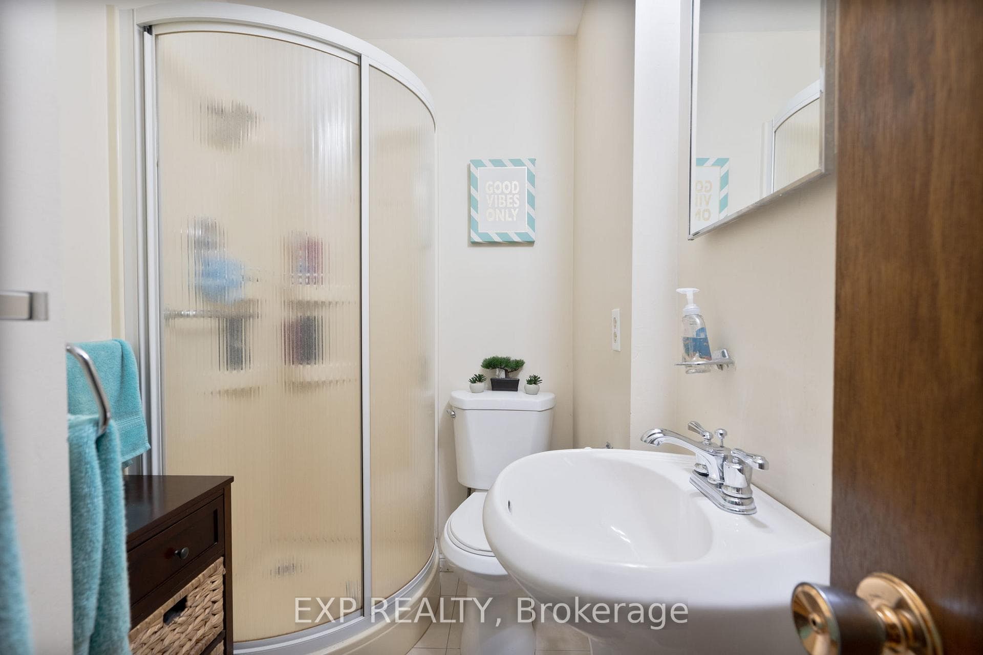 Lower 3 piece bathroom.
