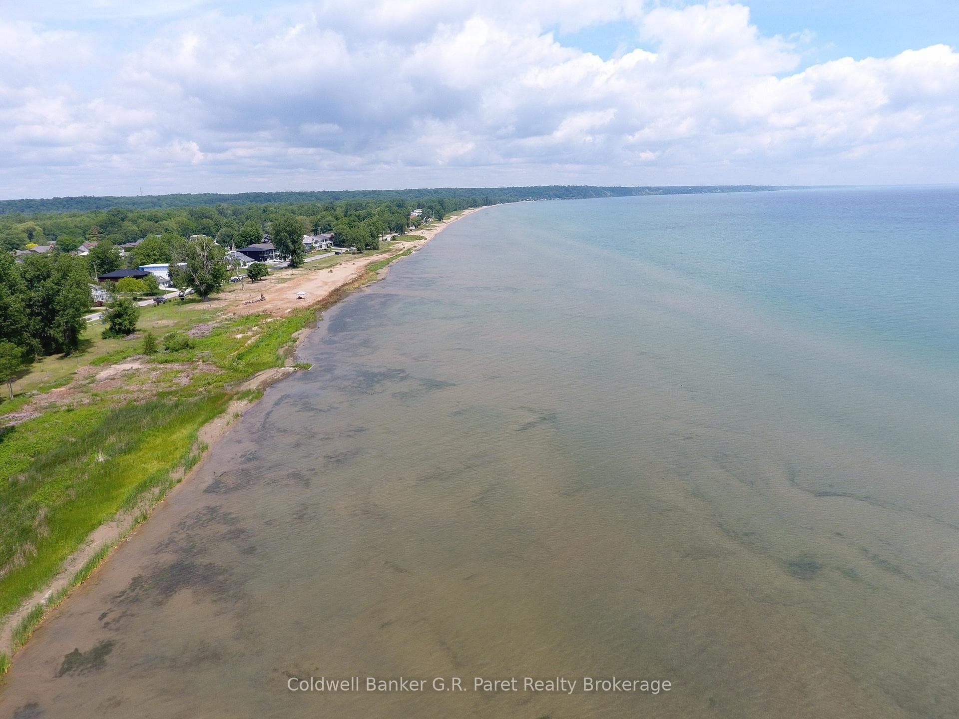 Aerial view - North facing beach view.