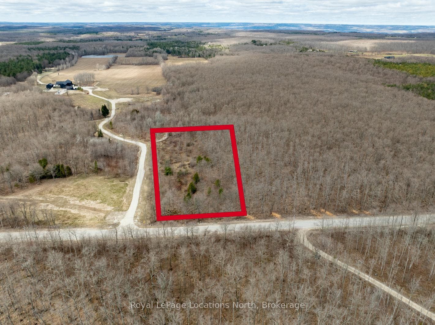 Approximate lot boundary lines.