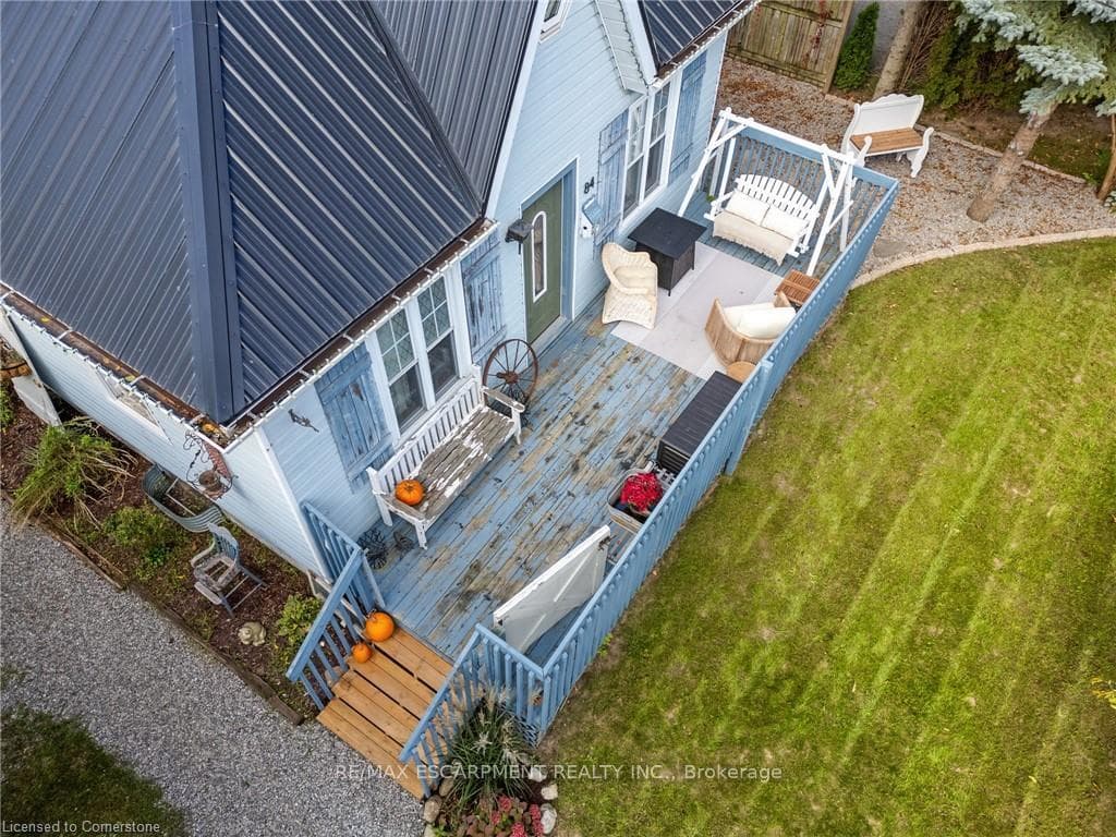 Aerial View Of Front Porch