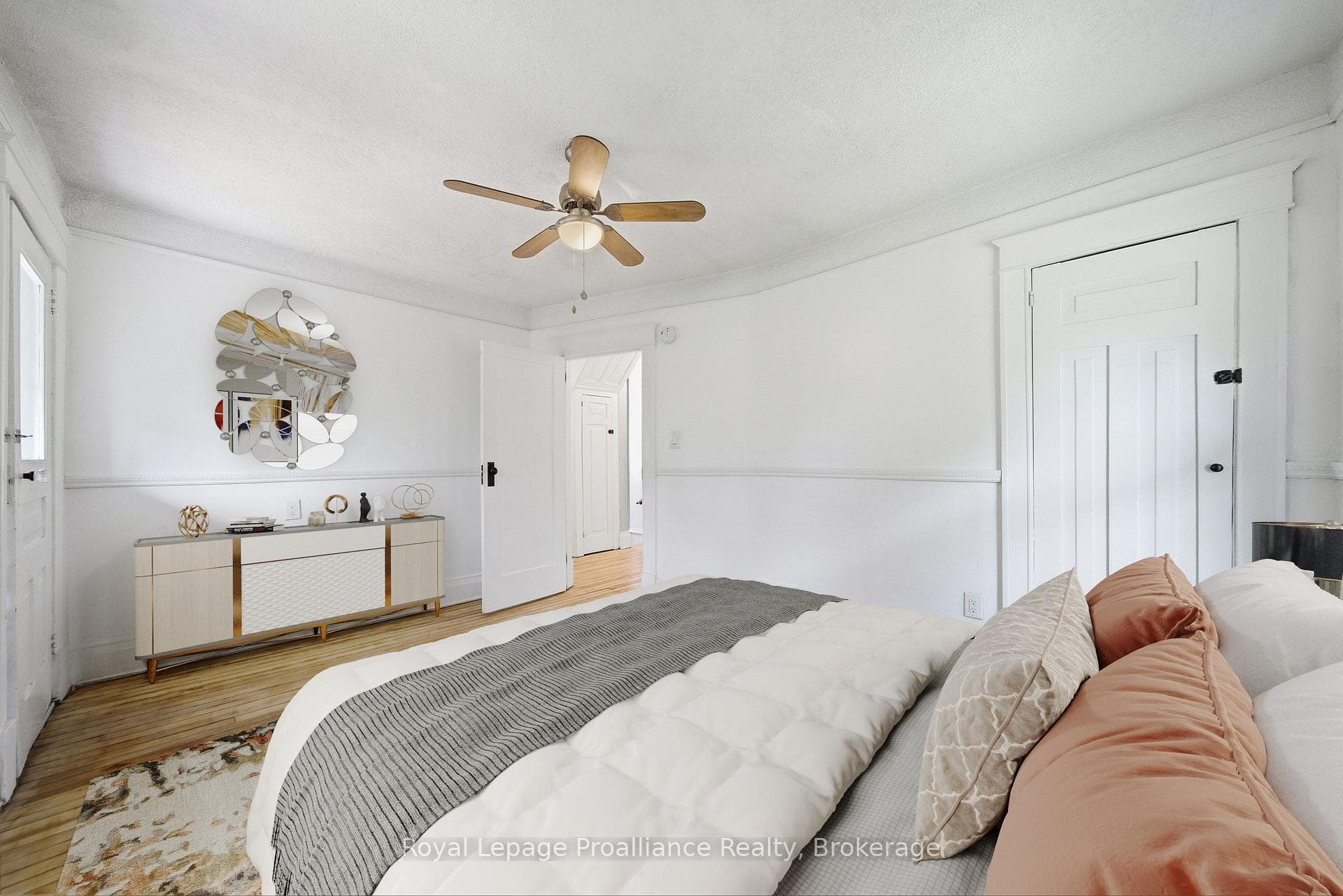 Virtually Staged Primary Bedroom