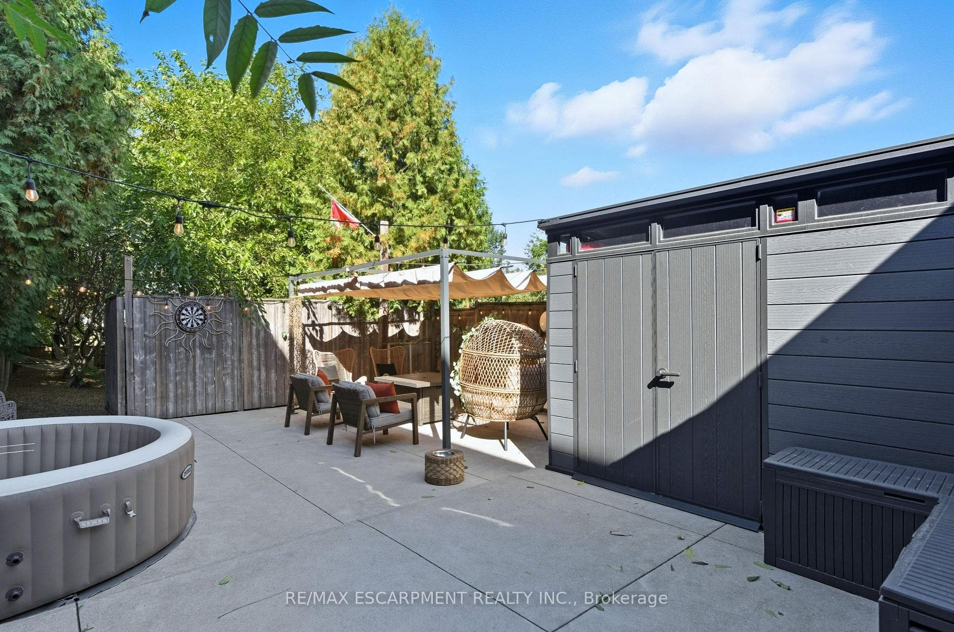 Patio for entertaining