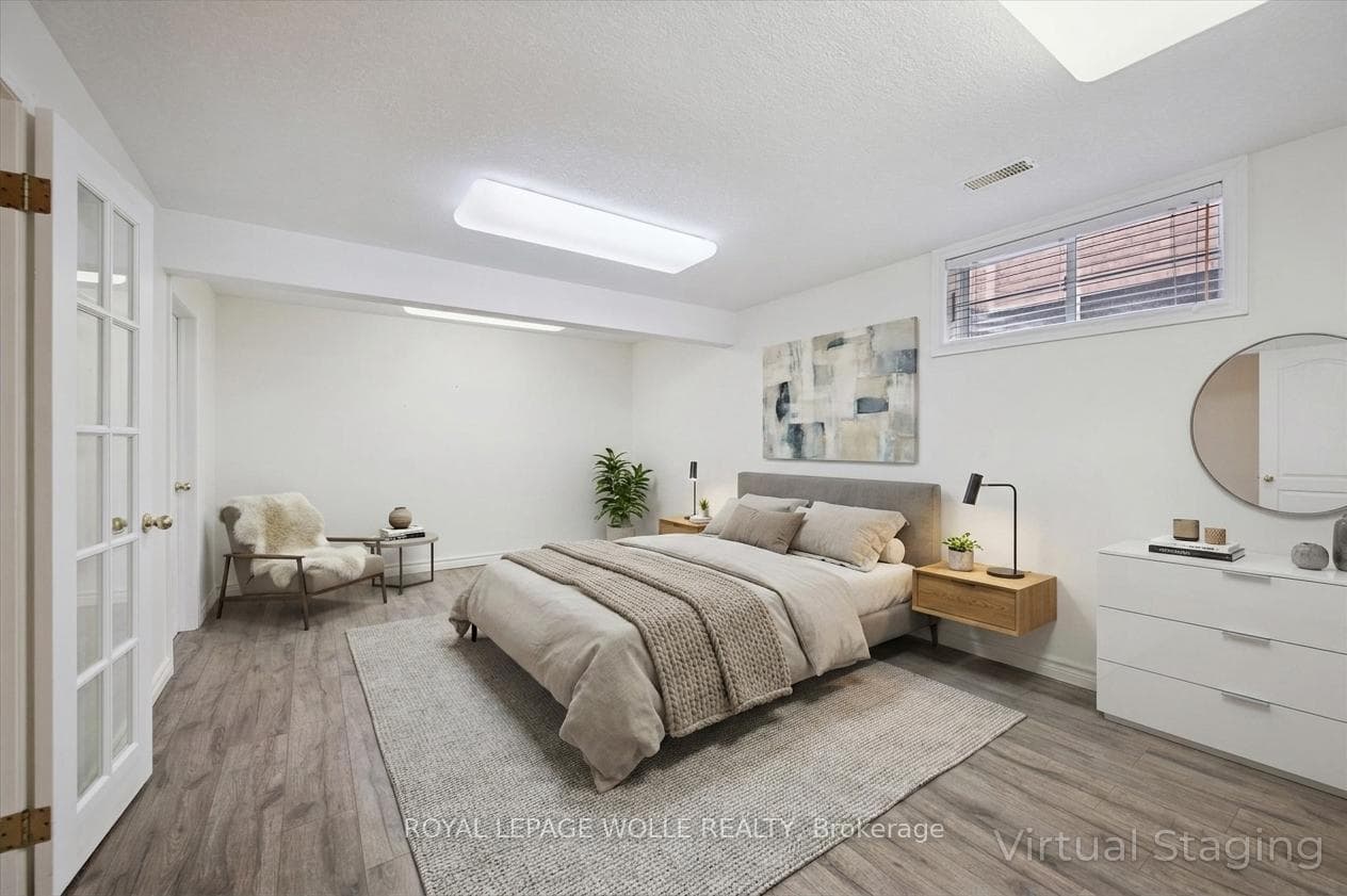 Virtually staged - option for basement room