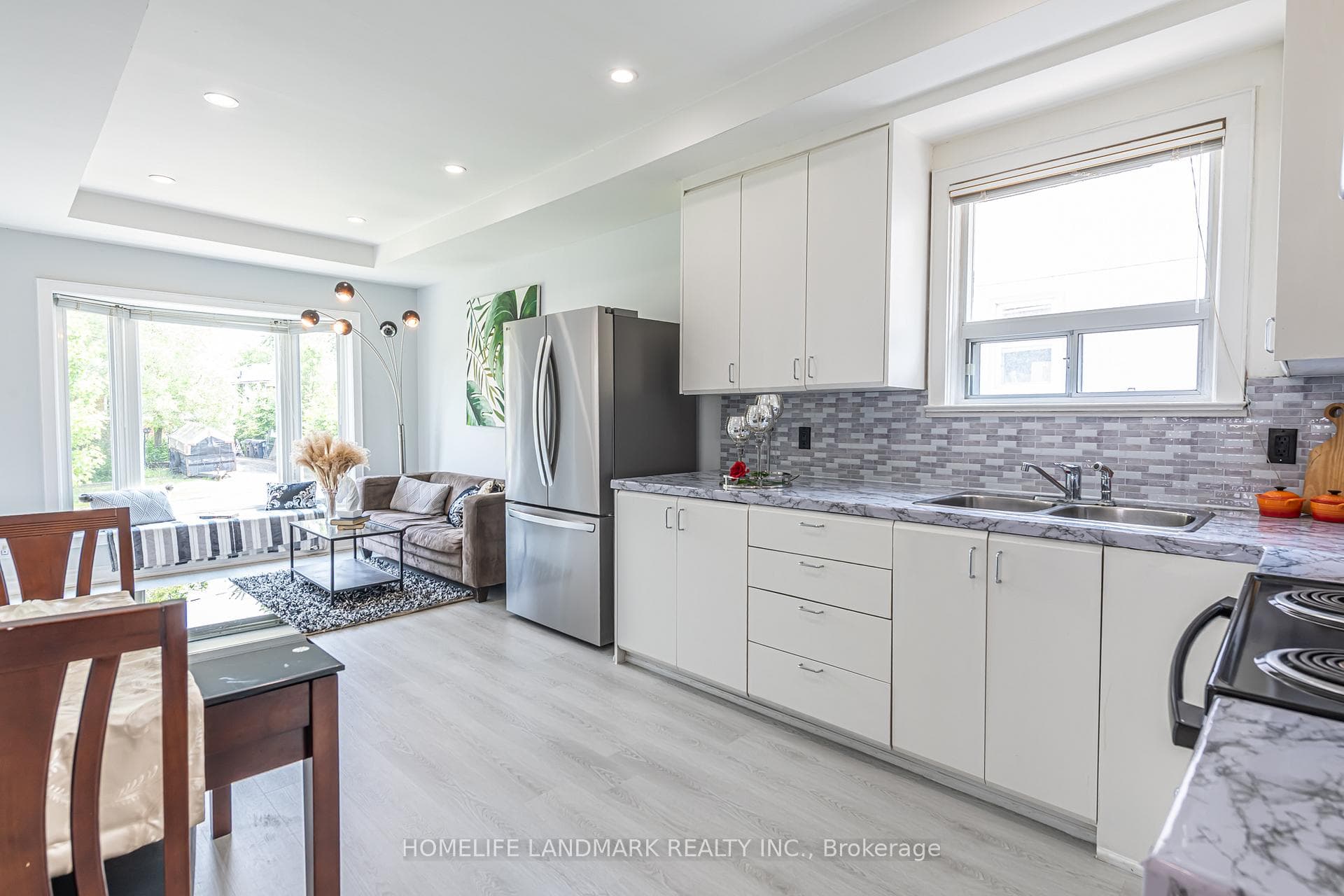 Open concept kitchen