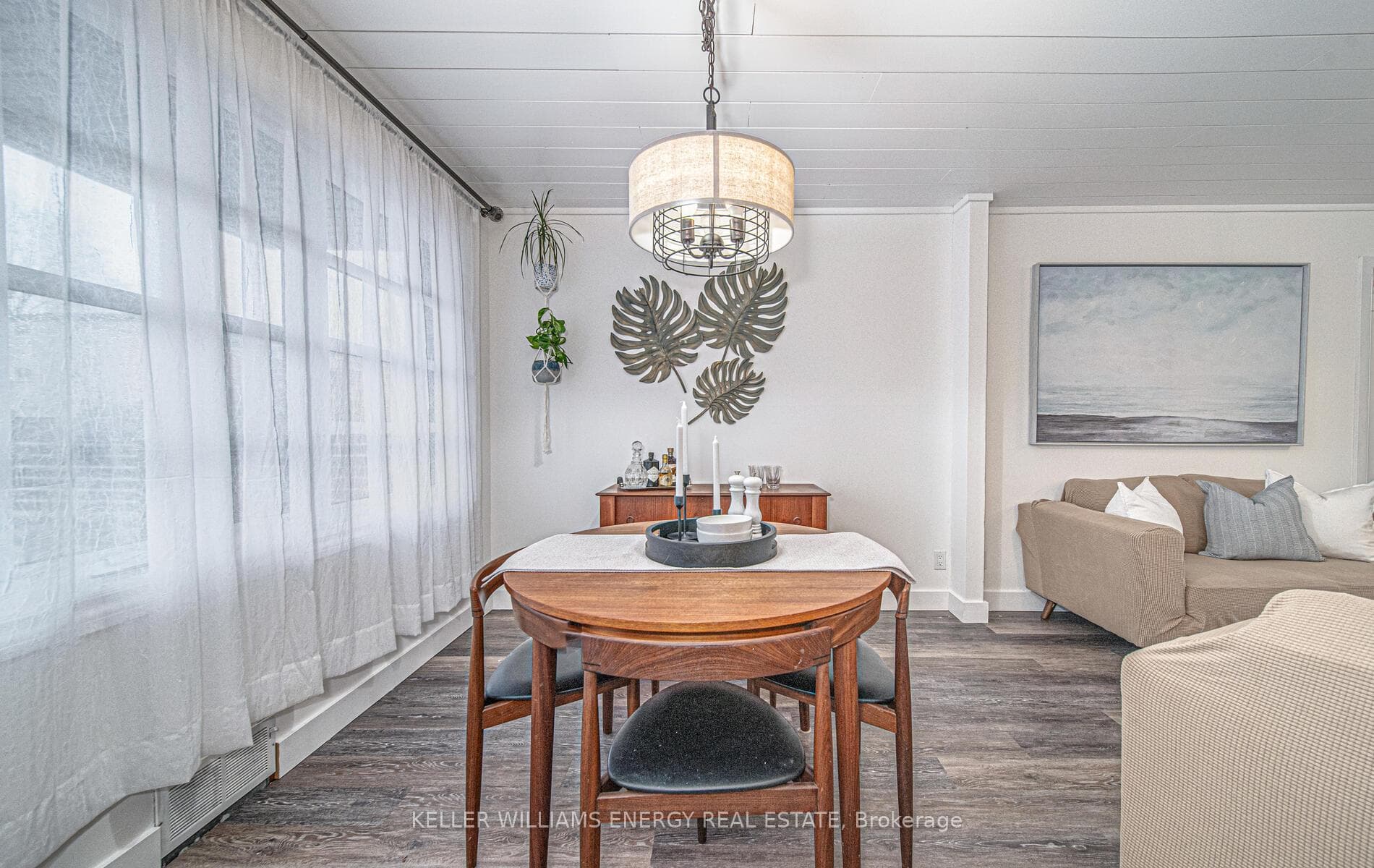 Dining Room with Oversized Window
