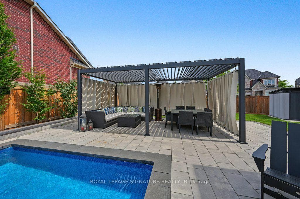 Gazebo in Backyard