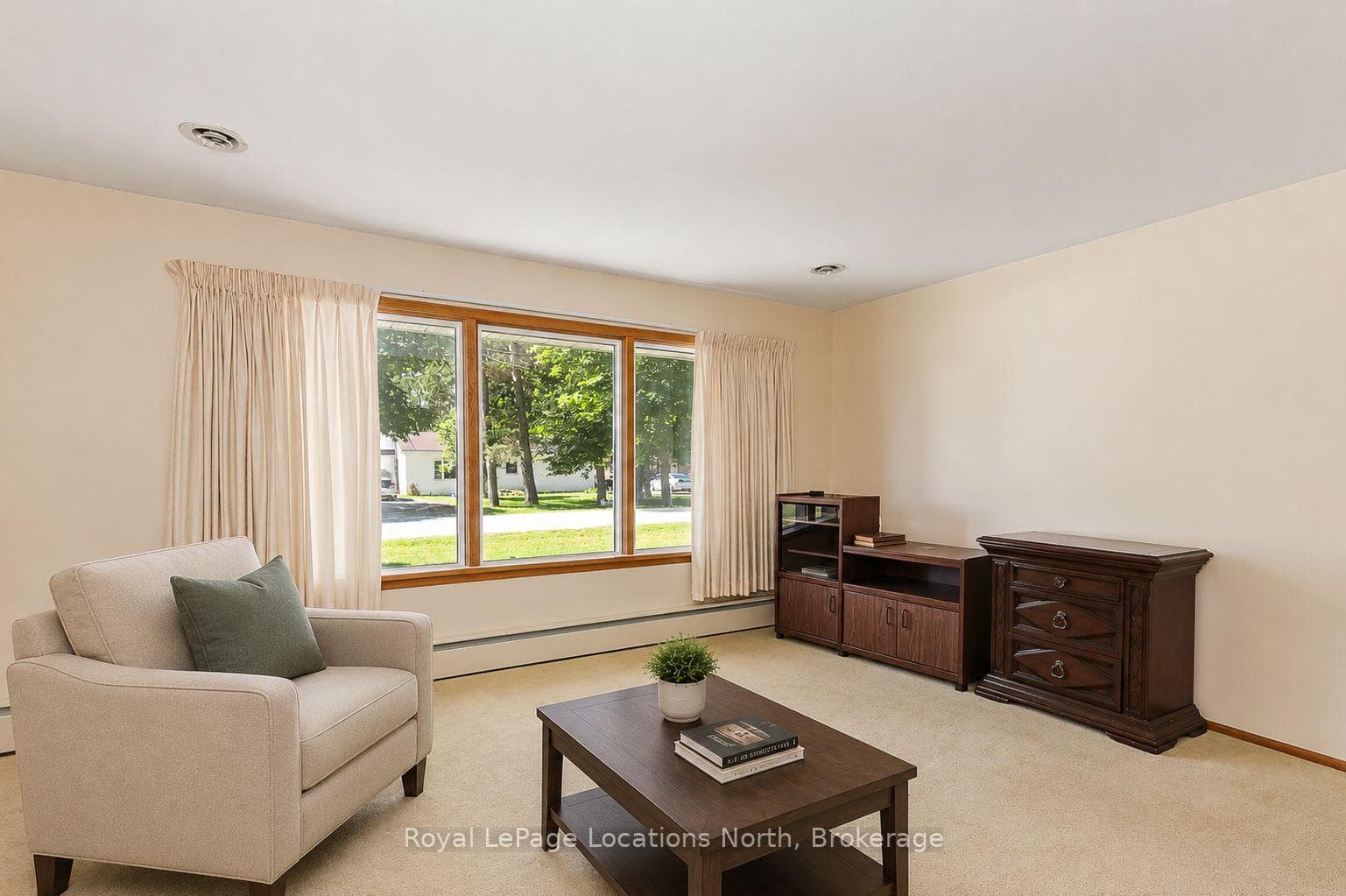 Virtually Staged Living Room