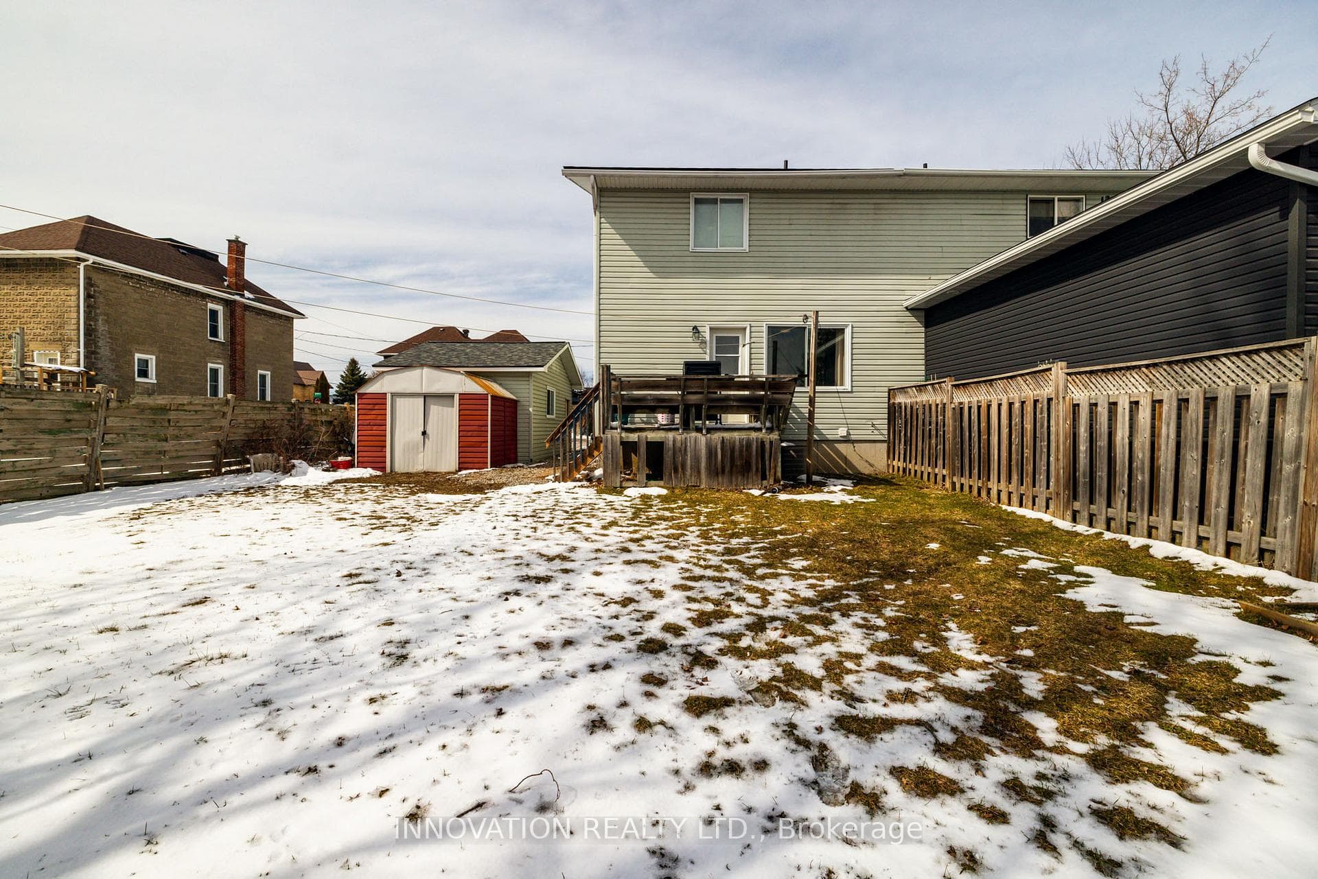 Large yard great for play or entertaining