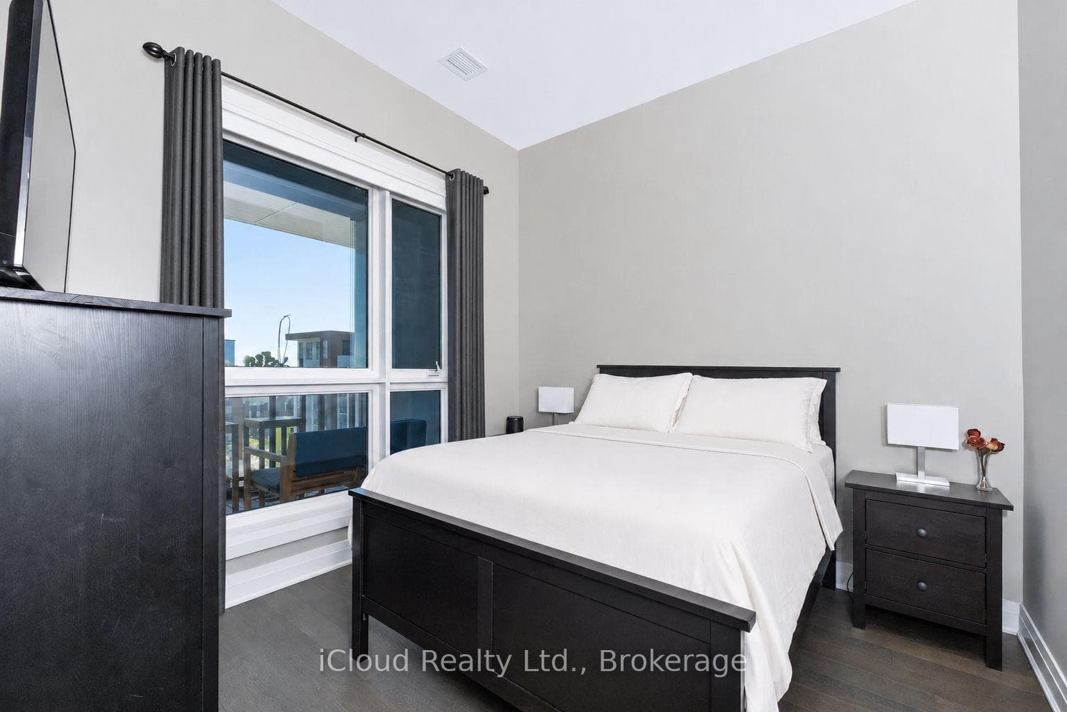 Bedroom with Large Windo
