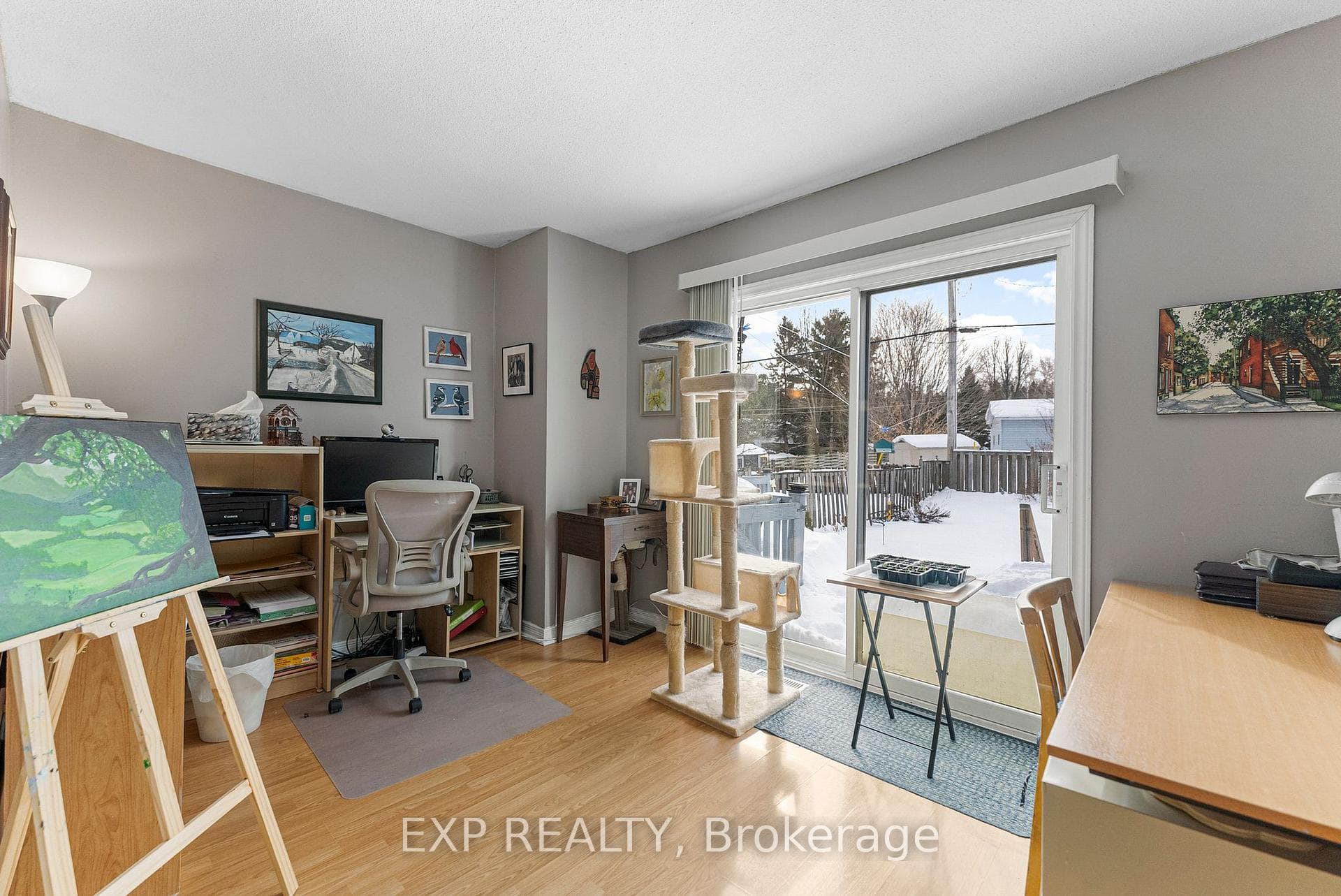 Patio doors lead to rear deck