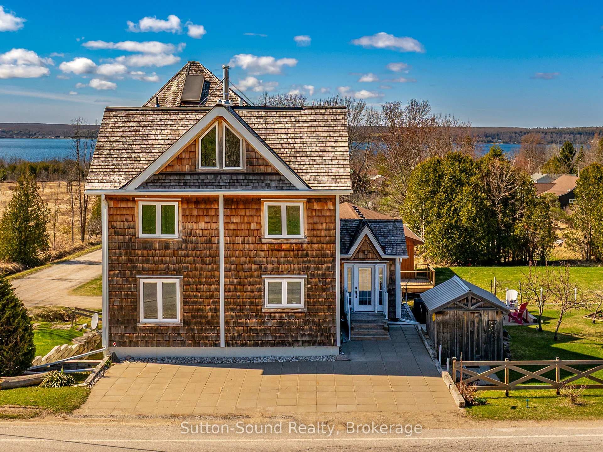 Red Cedar exterior siding and roof