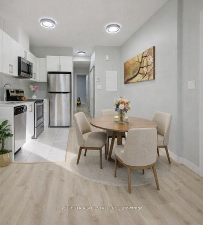 Virtual staged kitchen