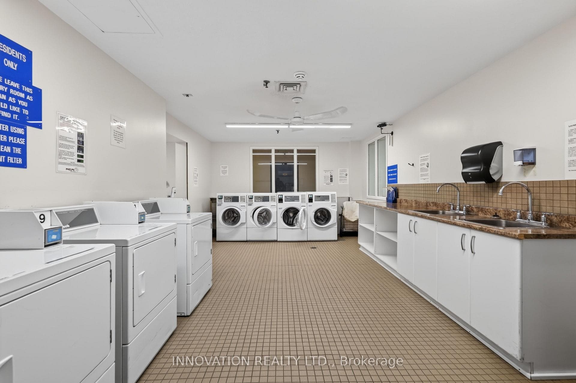 Laundry room located in the basement.