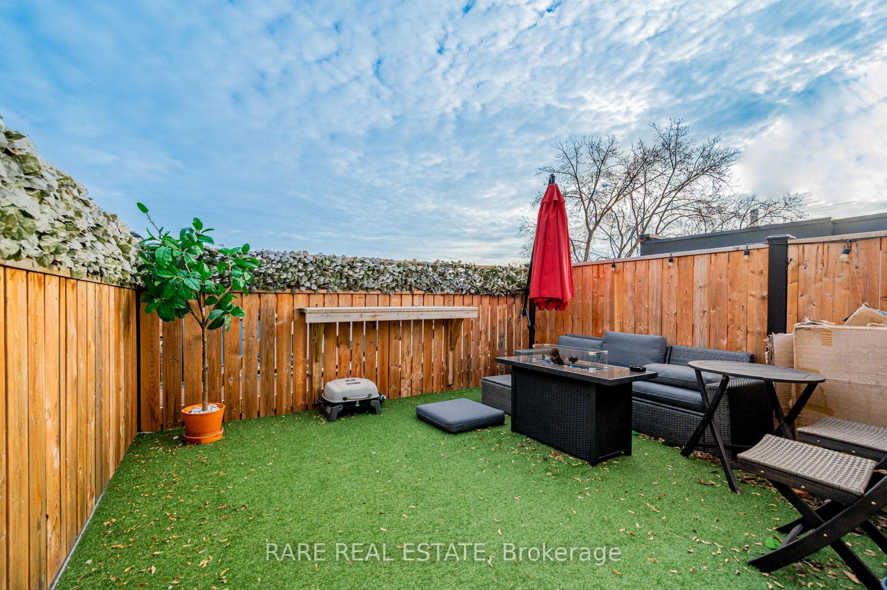 private rooftop terrace