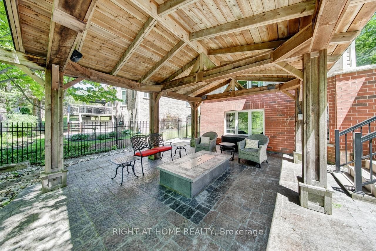 Palladium Gazebo with Fire Pit