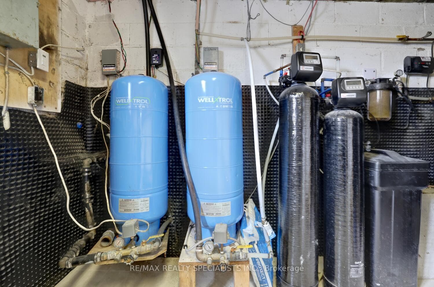Water softeners and water filtration system.
