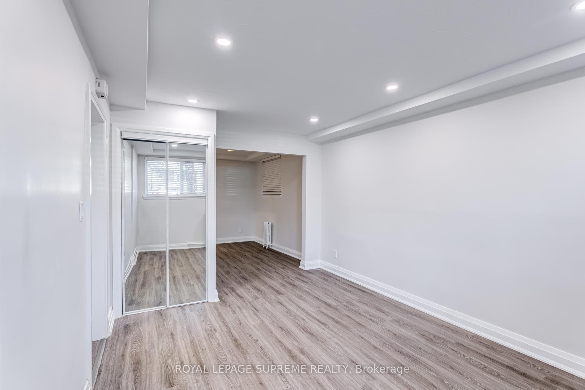 Living Room with Entry Closet