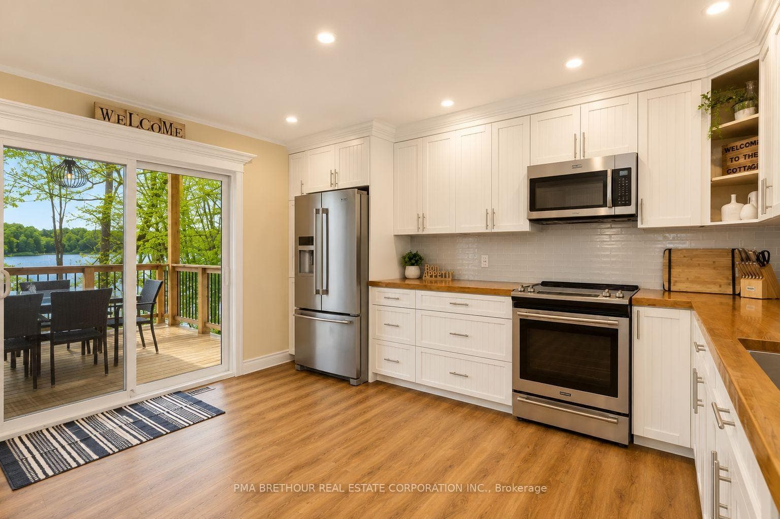 Gourmet Kitchen and Walkout to Covered Deck