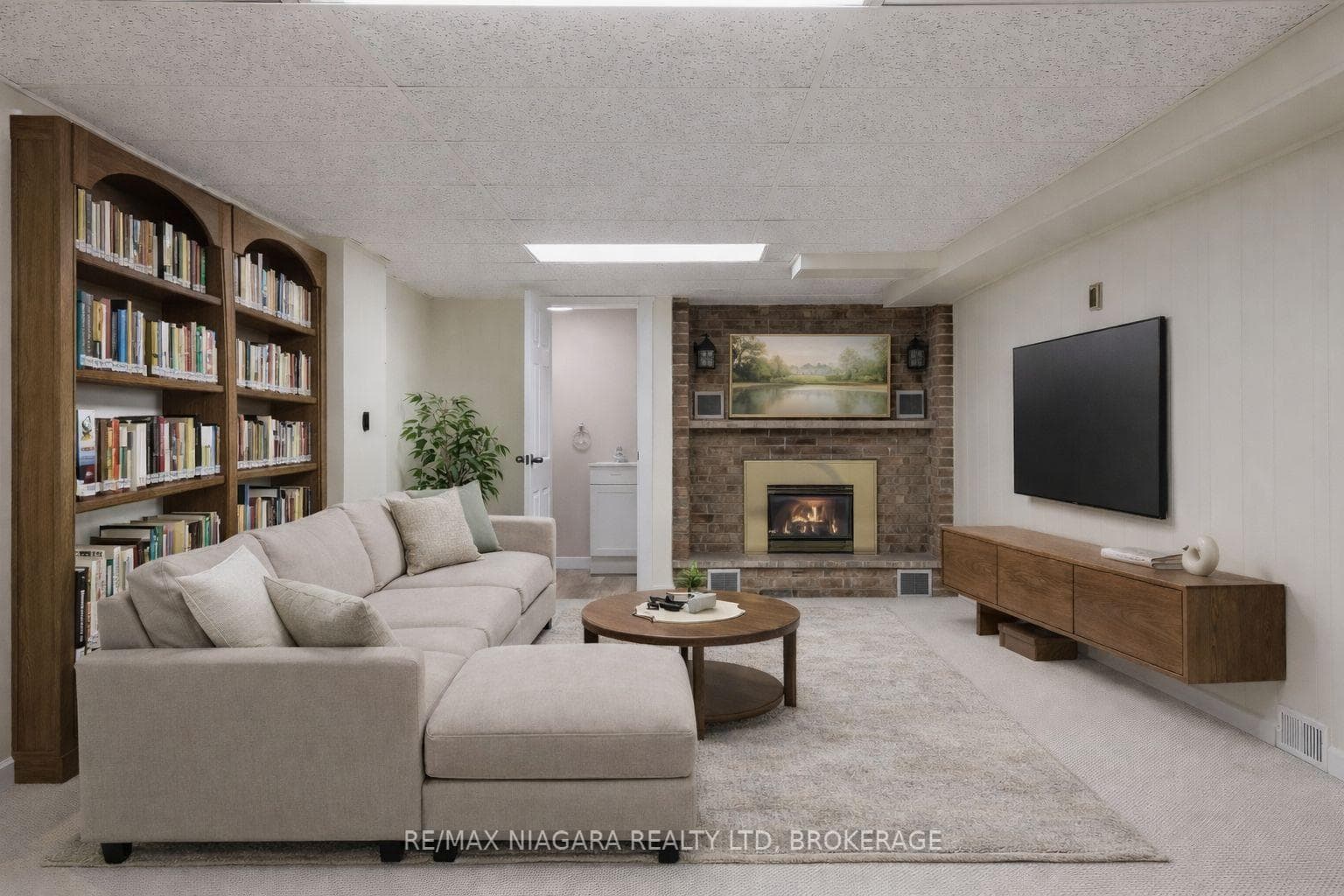 Virtually Staged - Lower Level - Rec Room