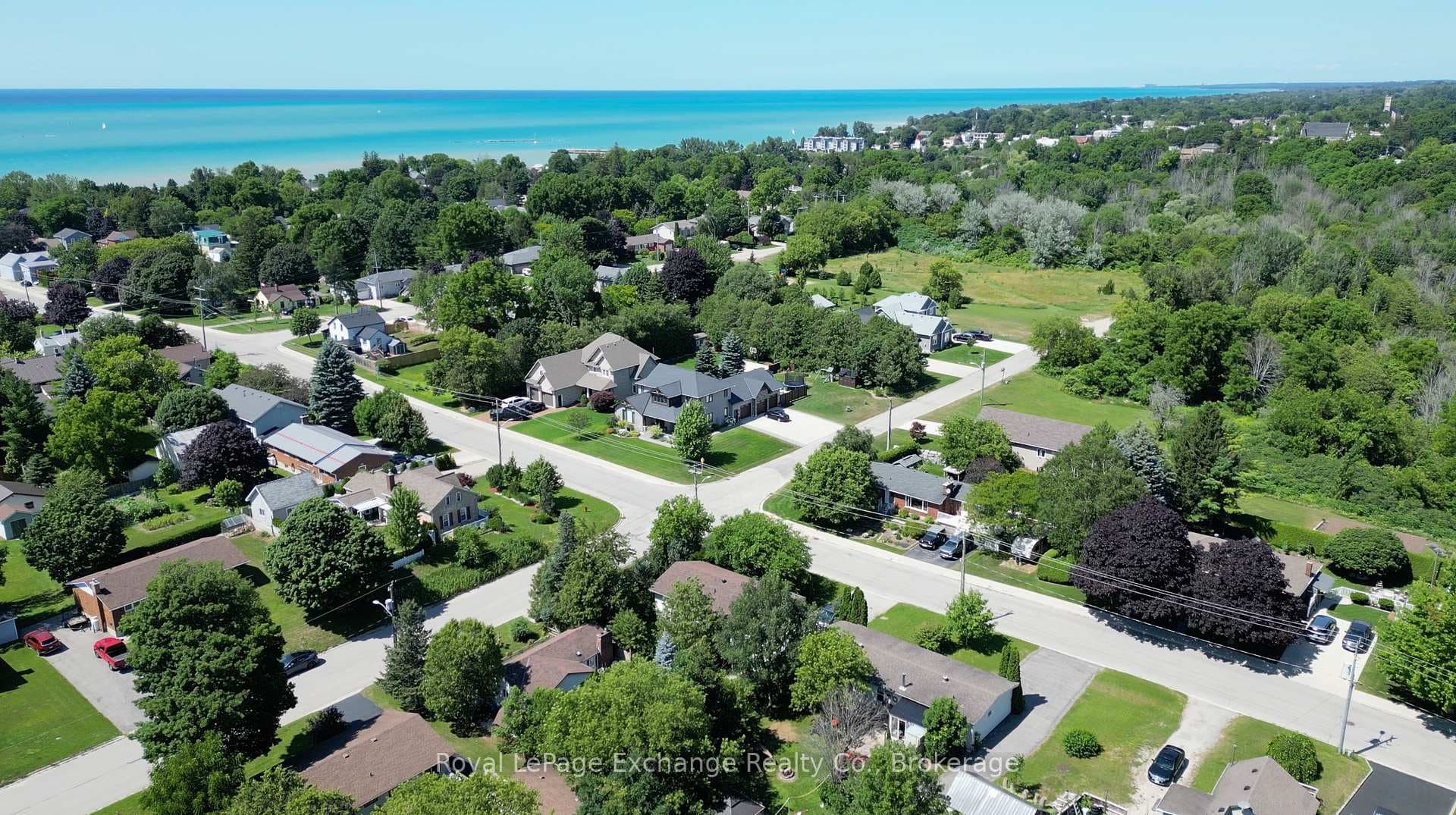 Aerial view - close to downtown Kincardine