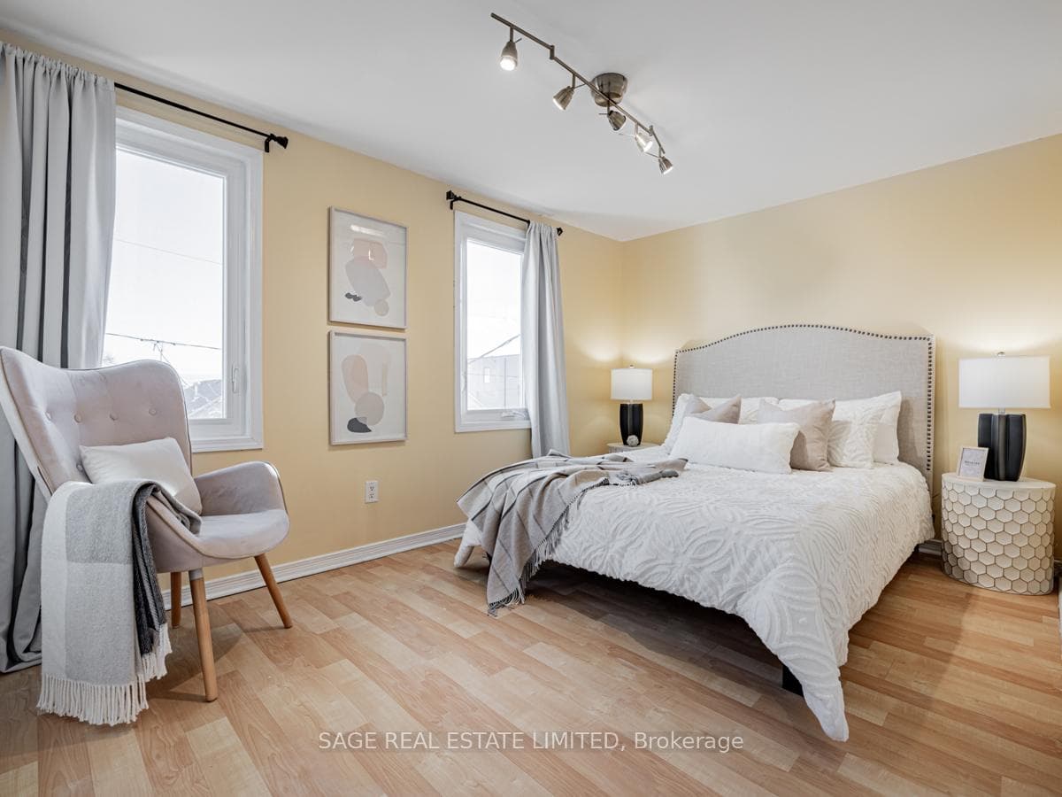 Second Bedroom with Double Windows and Closet