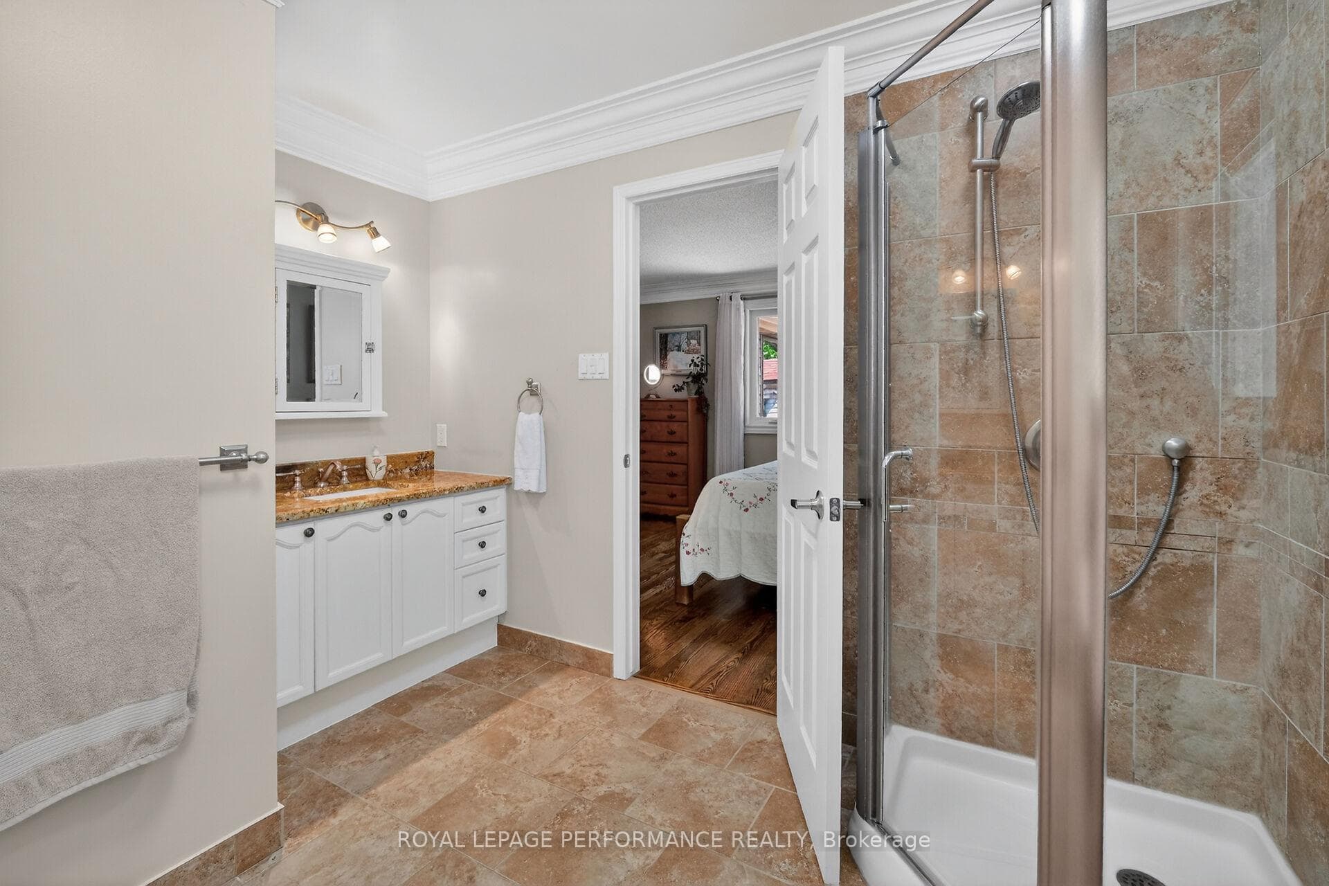 A beautiful glass shower!