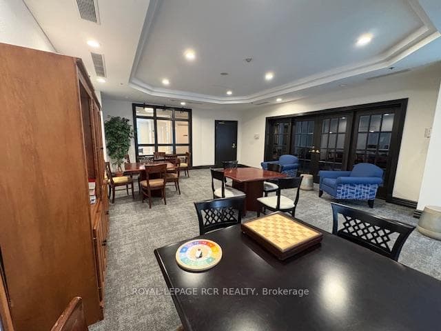 Games room opens to Billiards Room
