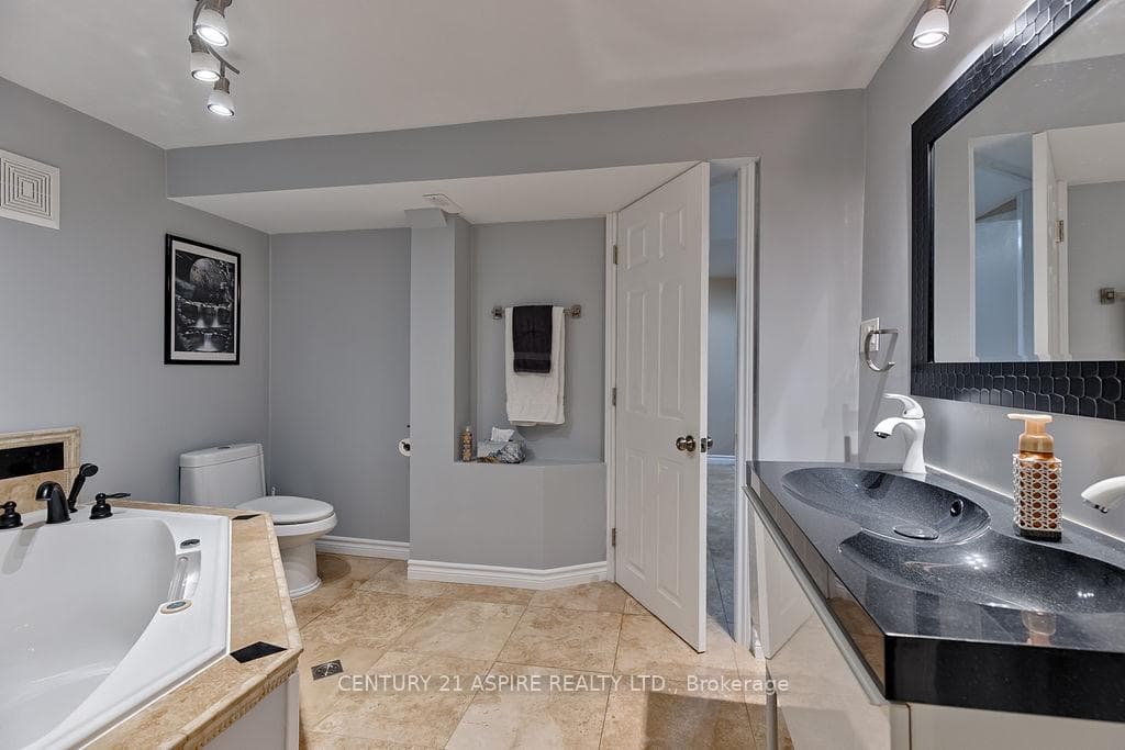 Basement bathroom