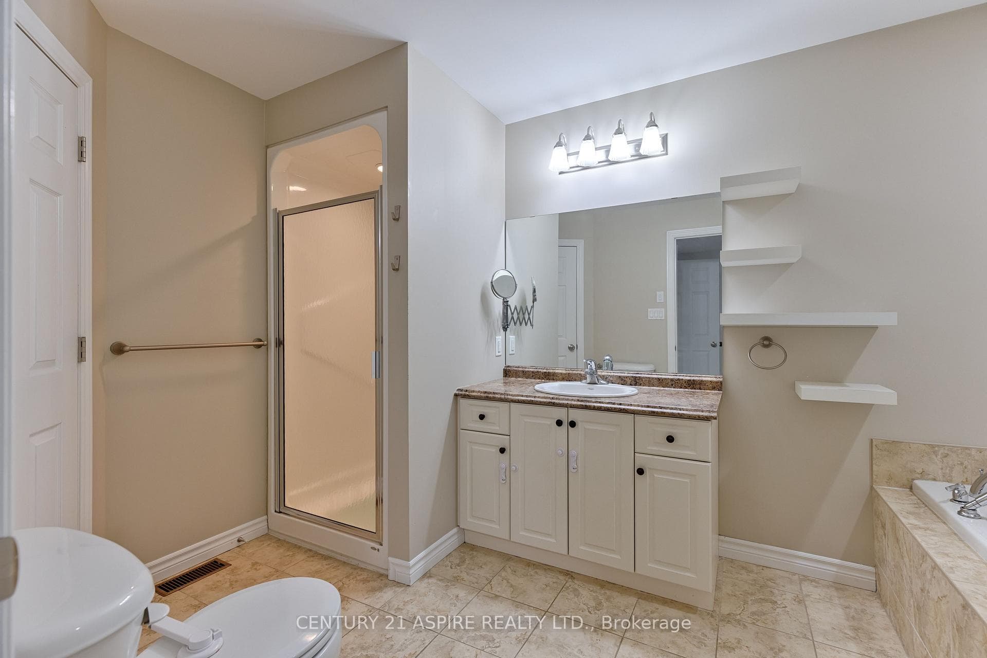 Large four piece bathroom