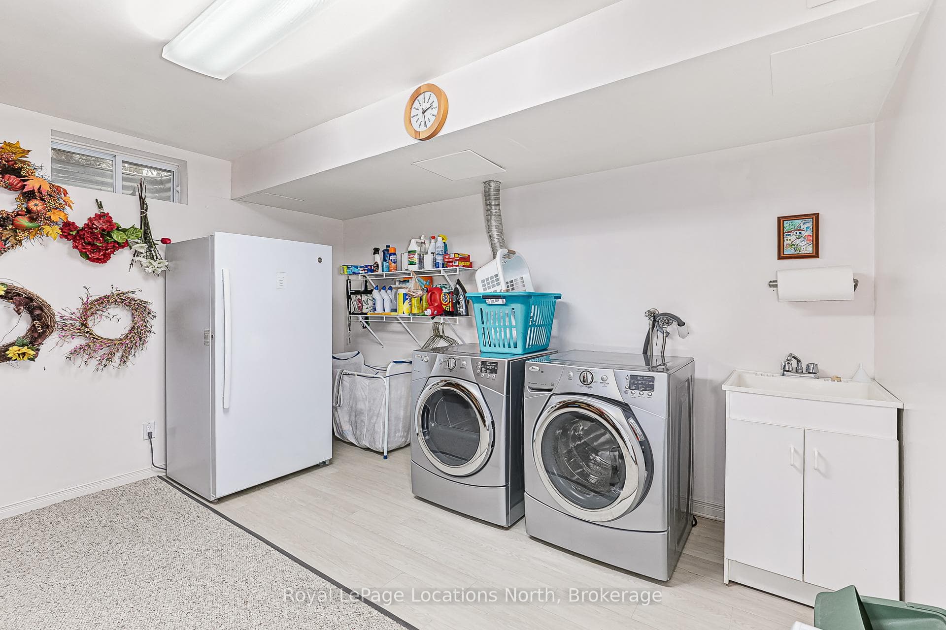 Basement Laundry Area