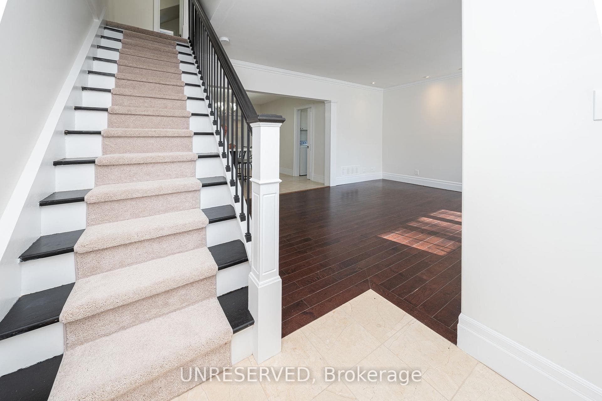 Brand new post and railing