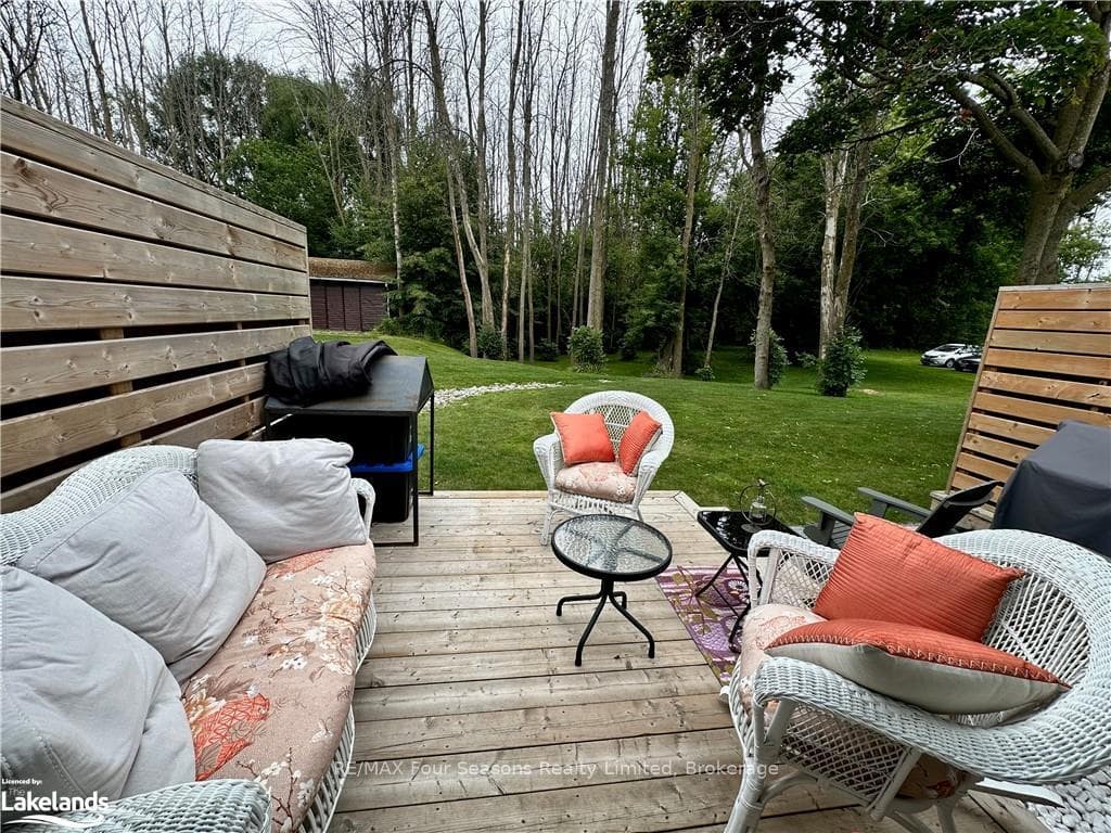 Deck of living room