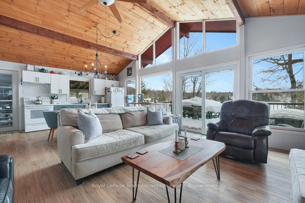 Living Room with Walkout to Deck