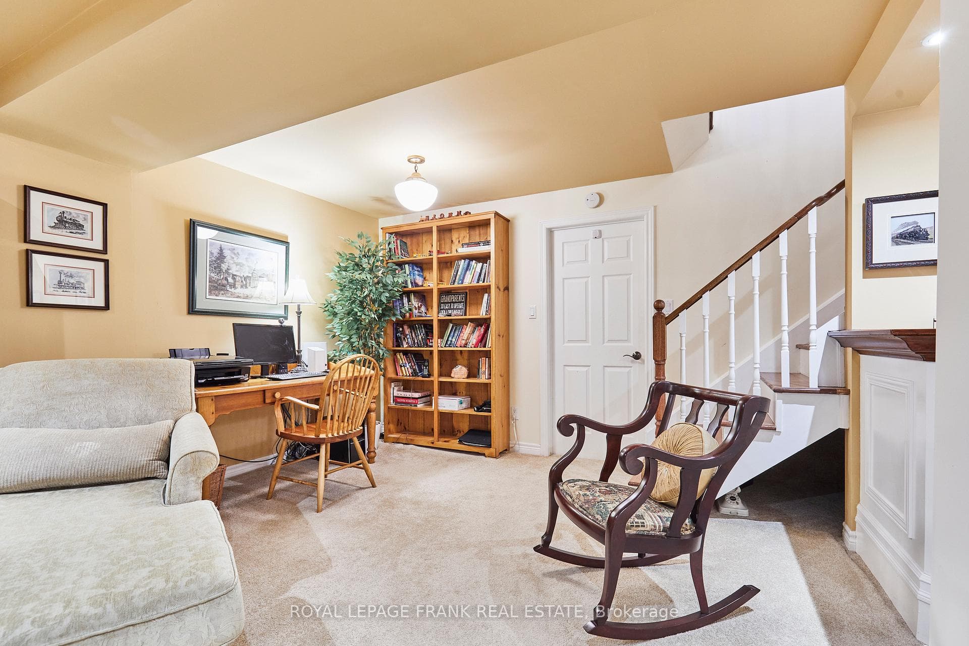 Office Area in Basement